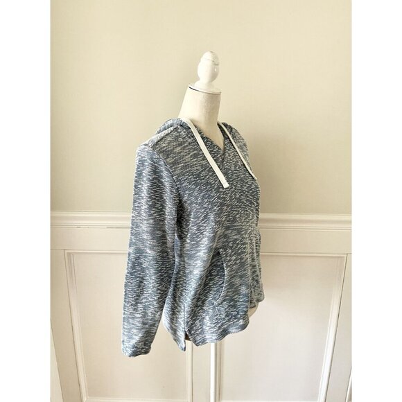 Hang Ten Baha Beach Pullover Hoodie Sweater S Heather Blue - Picture 2 of 4
